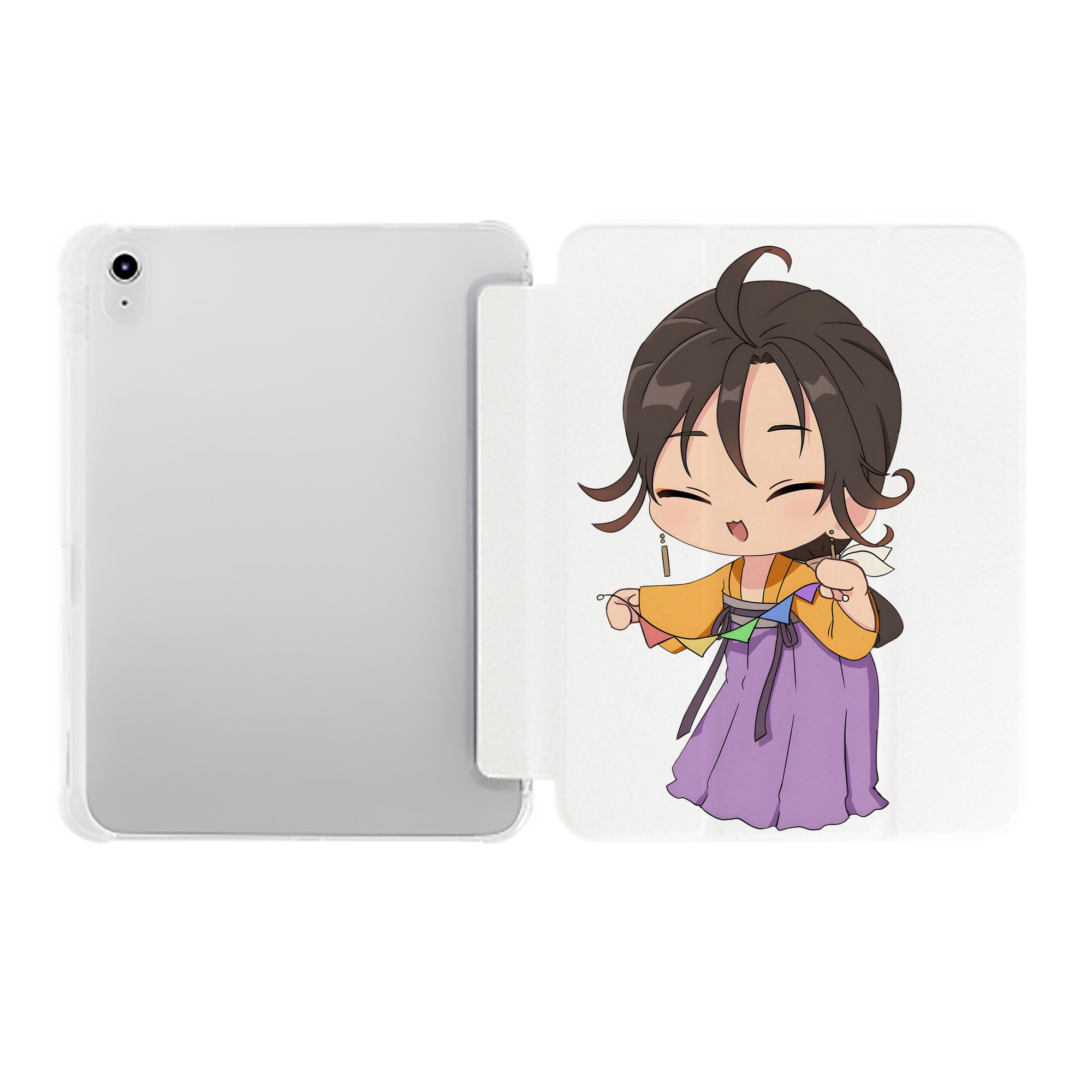 （画像用） 薬屋のひとりごと The Apothecary Diaries IPad ケース ペン収納付き 三つ折りスタンド PUレザー×シリコン 対応機種9.5/10.5/10.9インチ